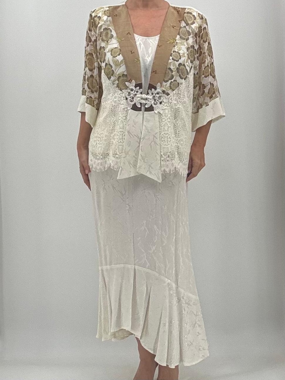 Spencer Alexis Vintage 90s Fairy Grunge Whimsigoth Boho Chic 3-Piece Skirt Set - Picture 16 of 16